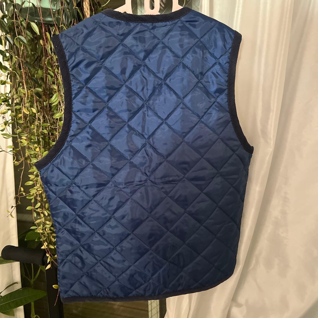 AVENHAM ネイビー キルティングベスト サイズ38 イギリス製