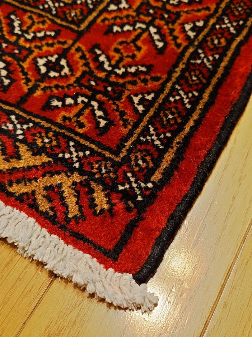 【gaogaoさま専用】ペルシャ絨毯トルクメン　トライバル　イラン手織り(15)