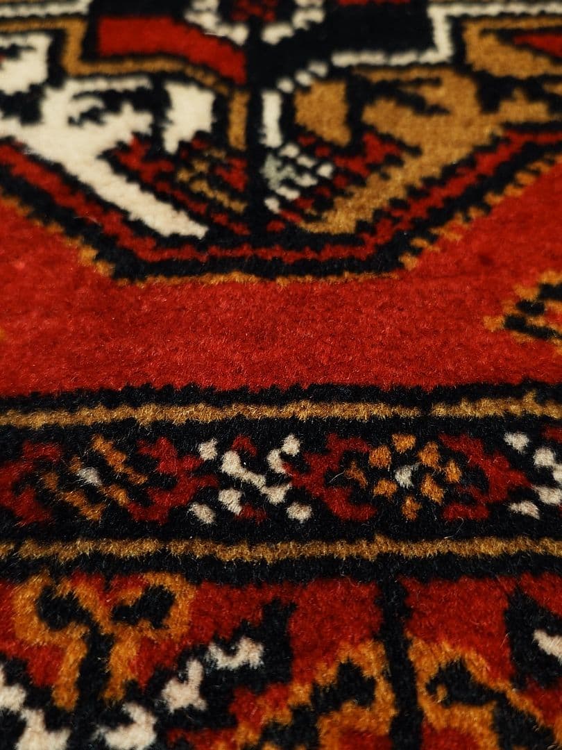 【gaogaoさま専用】ペルシャ絨毯トルクメン　トライバル　イラン手織り(15)