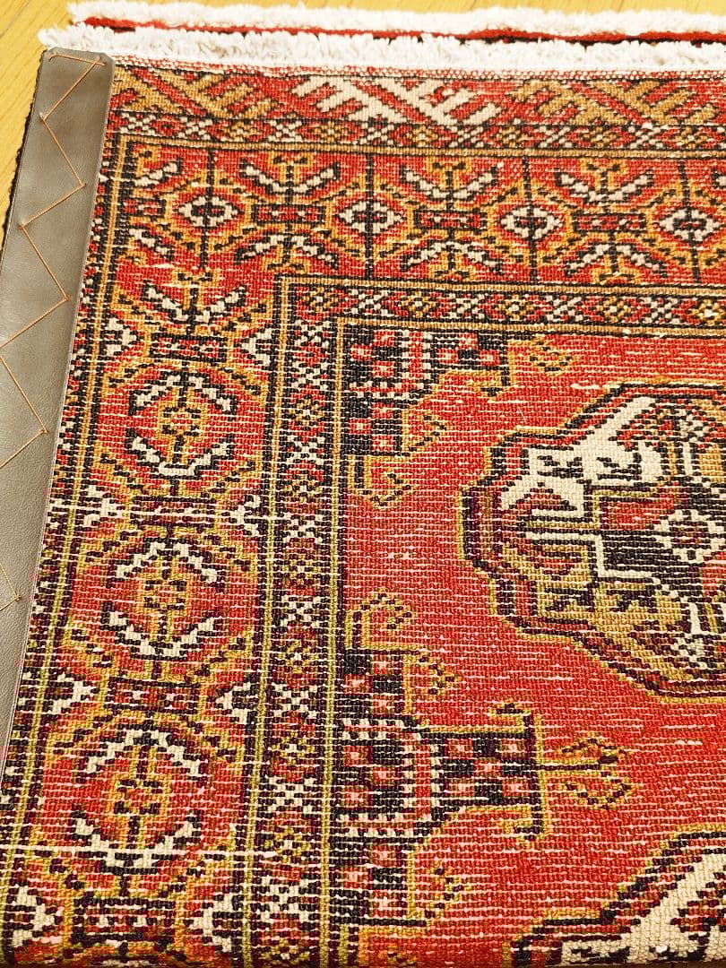 【gaogaoさま専用】ペルシャ絨毯トルクメン　トライバル　イラン手織り(15)