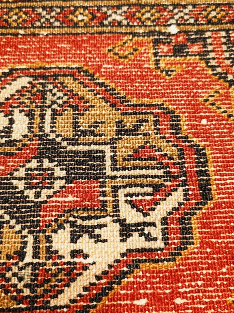 【gaogaoさま専用】ペルシャ絨毯トルクメン　トライバル　イラン手織り(15)