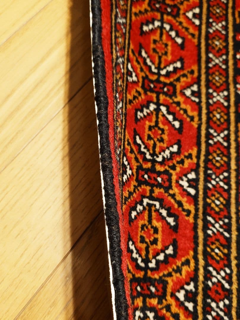 【gaogaoさま専用】ペルシャ絨毯トルクメン　トライバル　イラン手織り(15)