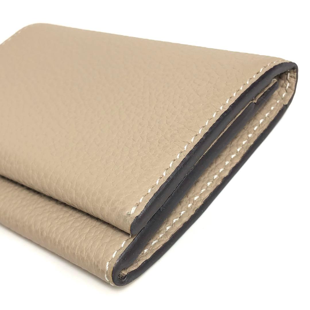 【美品】BONAVENTURA ボナベンチュラ 名刺入れ カードケース グレー系