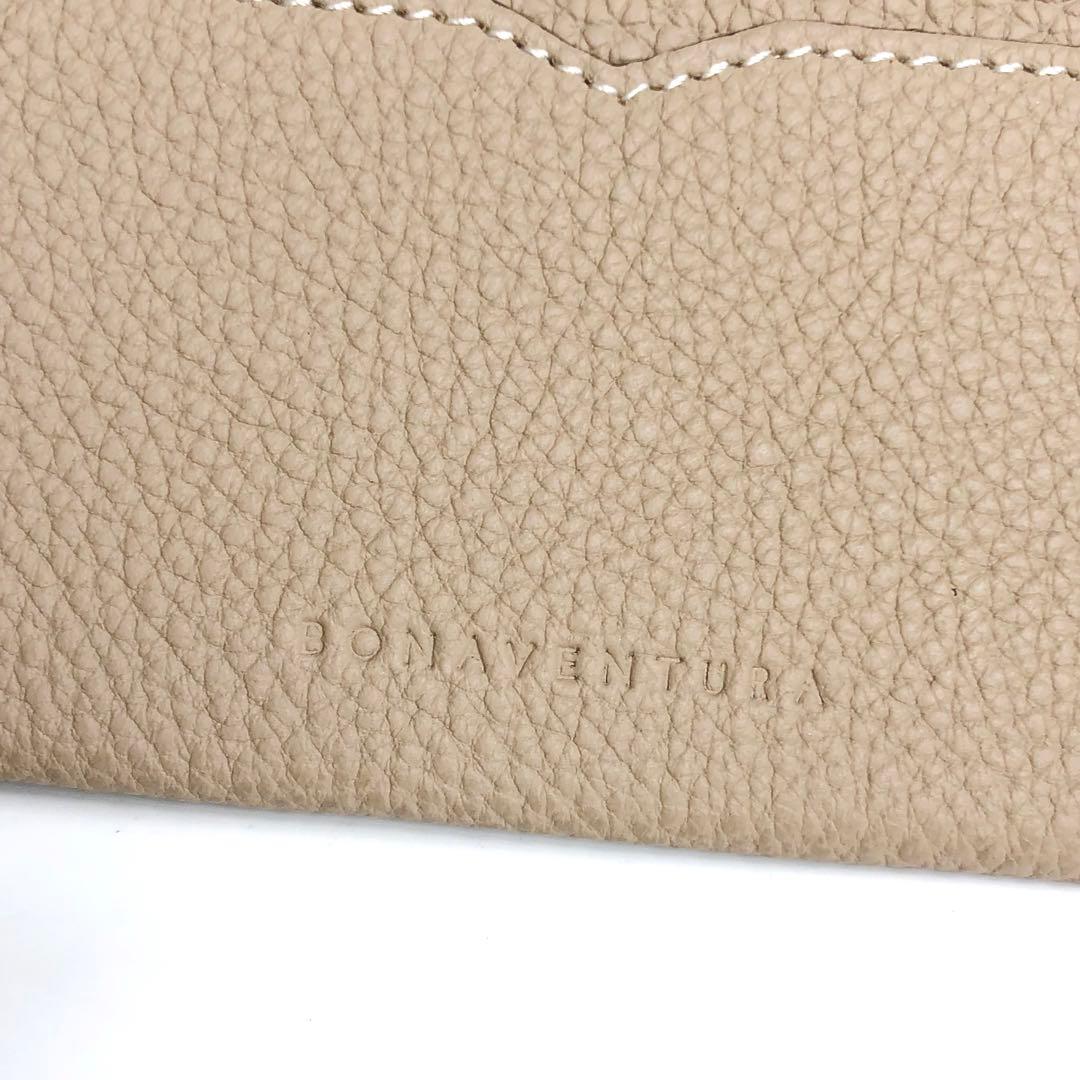 【美品】BONAVENTURA ボナベンチュラ 名刺入れ カードケース グレー系