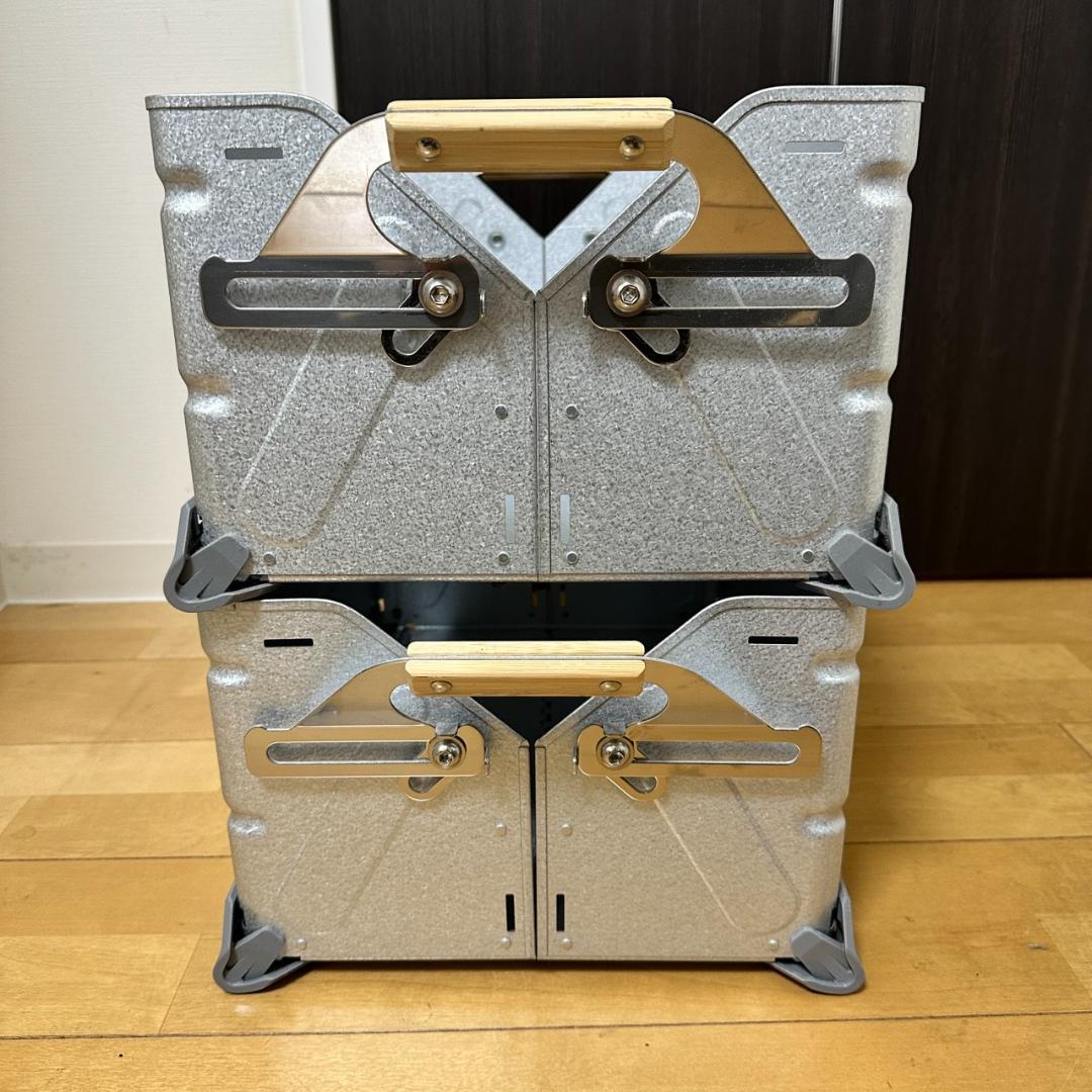  peak スノーピーク シェルフコンテナ 25 2個セット