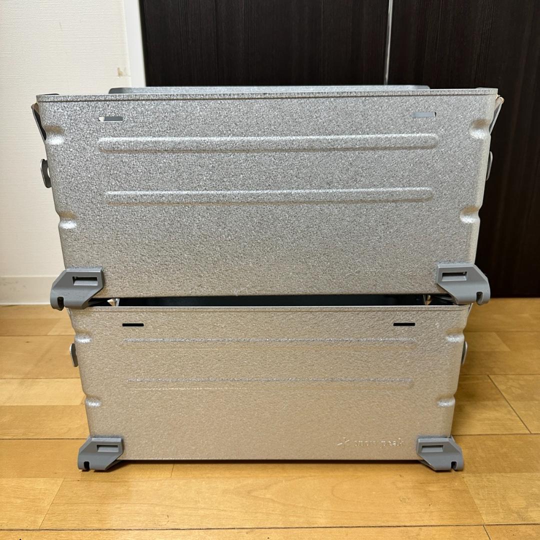  peak スノーピーク シェルフコンテナ 25 2個セット