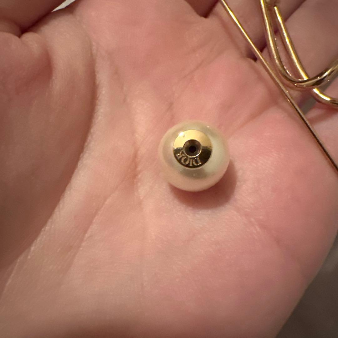 Dior ピアス(片耳用) パール付き