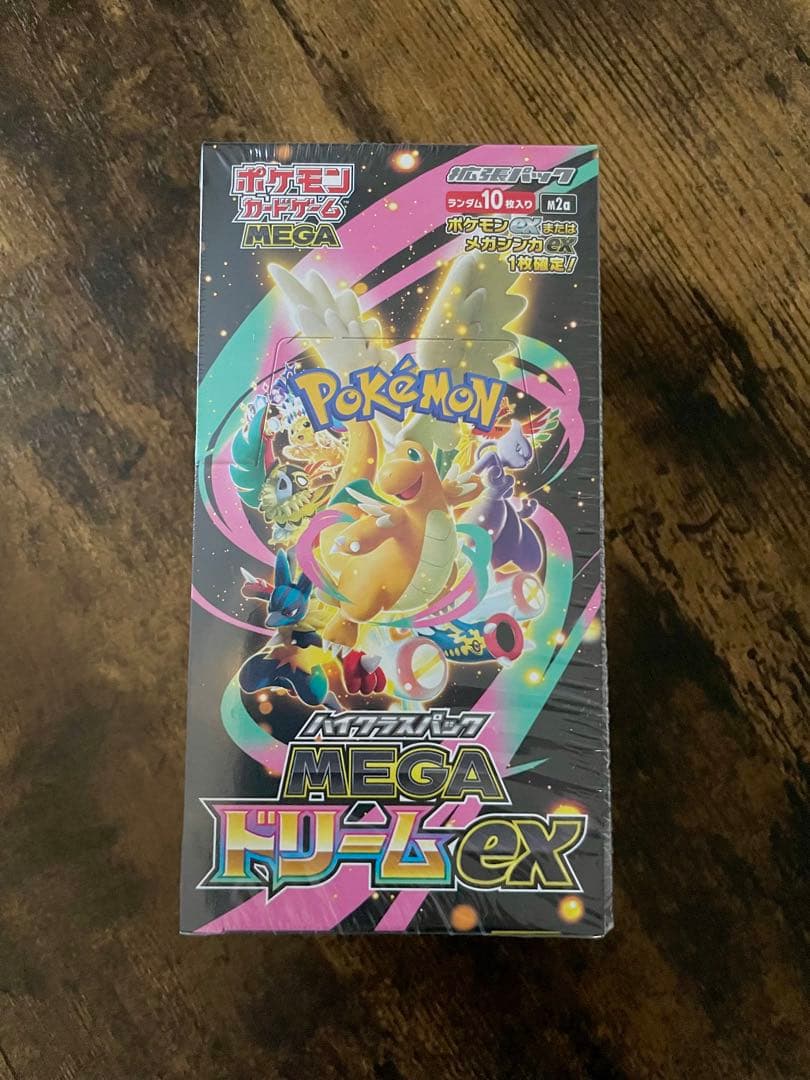 シュリンク付き MEGAドリームex 1ボックス ポケモンカードゲーム