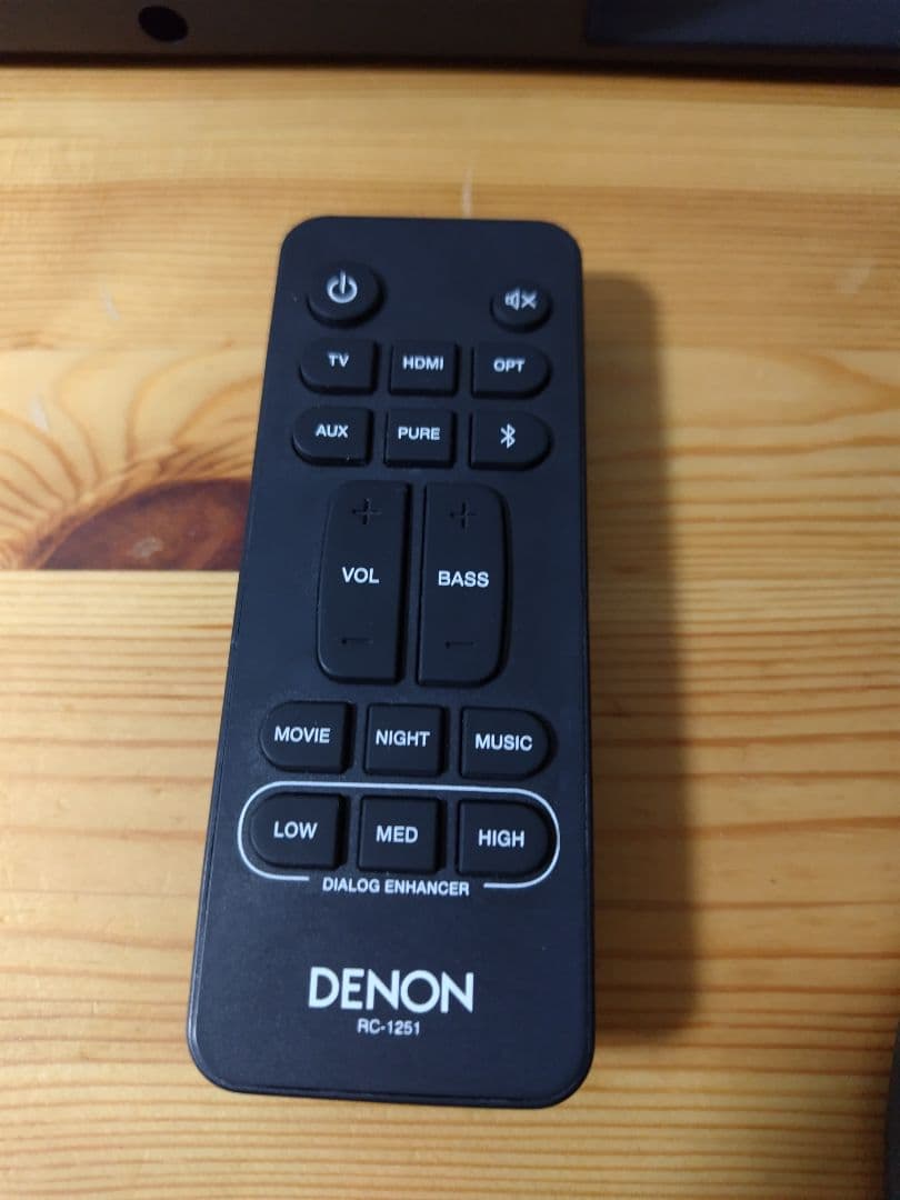 【美品】DENON DHT-S217 サウンドバー　2023年製