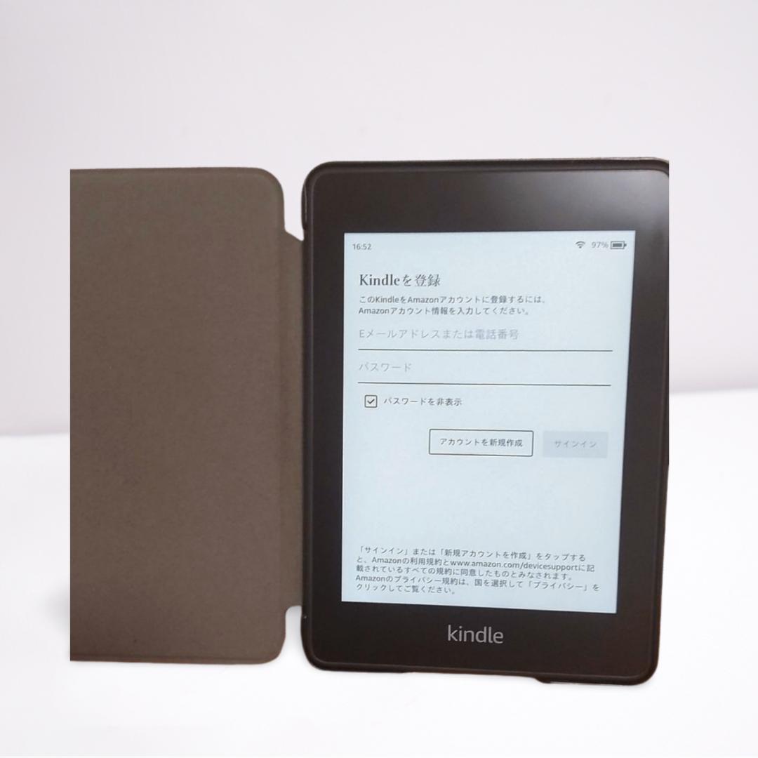 Kindle Paperwhite 第10世代 8GB 防水・カバー付き