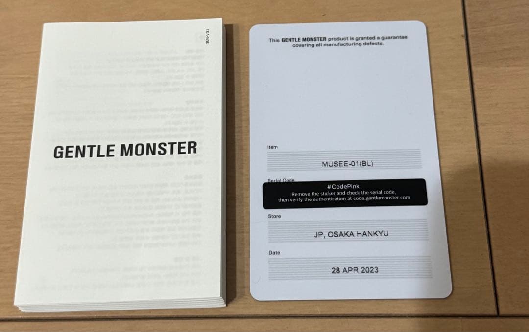 GENTLE MONSTER ブラック サングラス musee