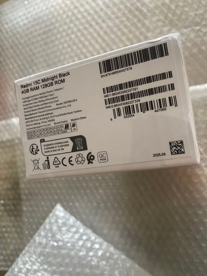 スマートフォン本体 Redmi 15C 128GB