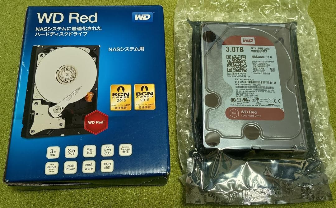【新品】HDD WD Red NAS Hard Drive WD30EFRX