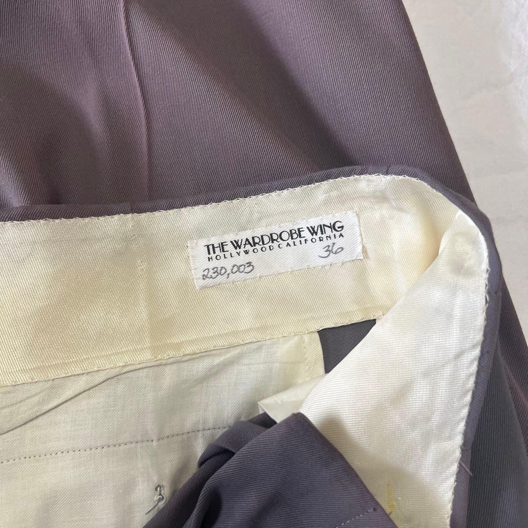 The wardrobe wing 50s ギャバジンスラックス