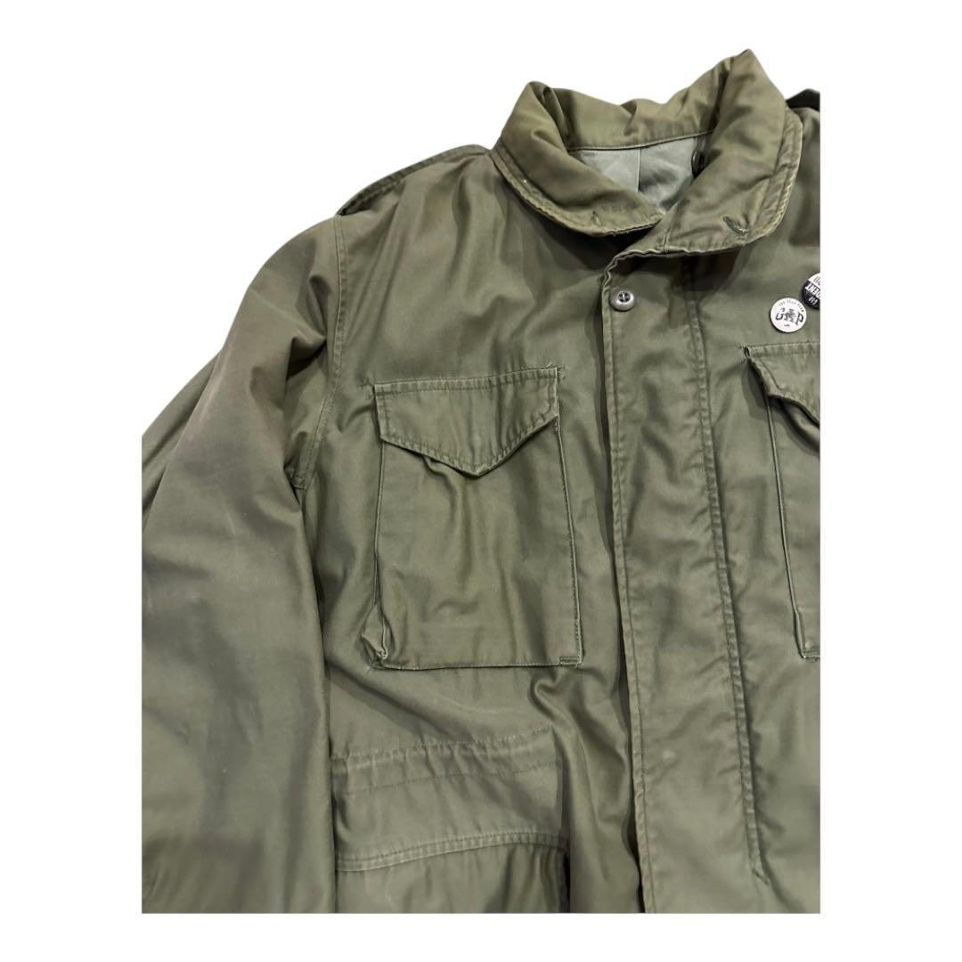 ぴ*よ様 80s 米軍実物 M-65 3rd フィールドジャケット M オリーブ