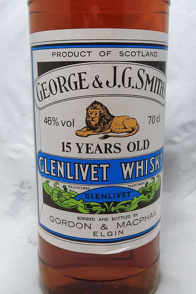 G＆Sグレンリベット１５年ゴードン＆マクファイル社シングルモルトウィスキー46%