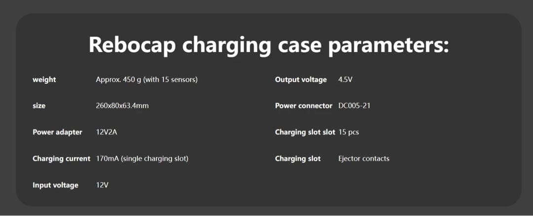 Rebocap トラッカー 15点 モーションキャプチャー　フルトラ　VR機材