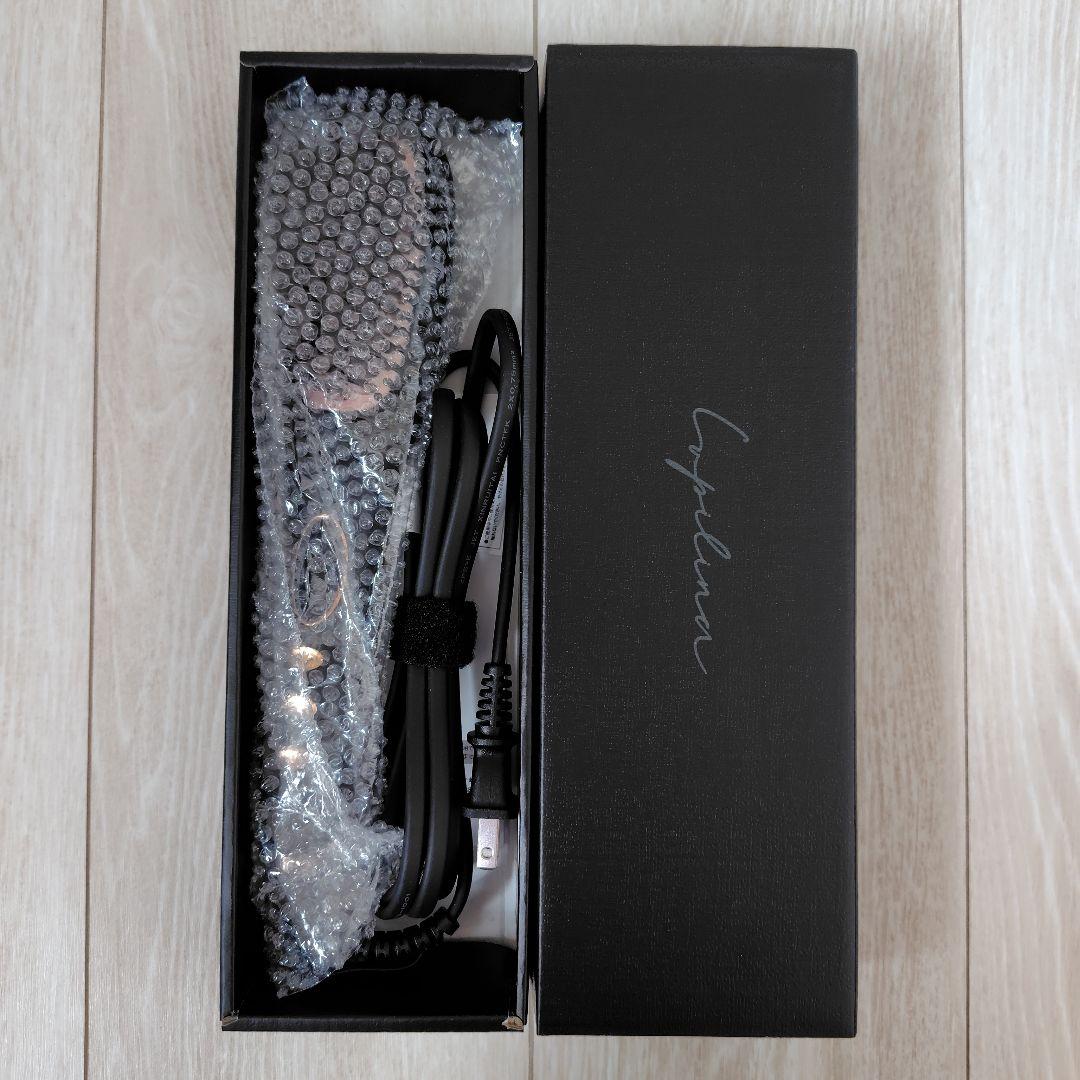 ルピリーナ ヒートブラシ プラズマイオン ヘアアイロン ブラック