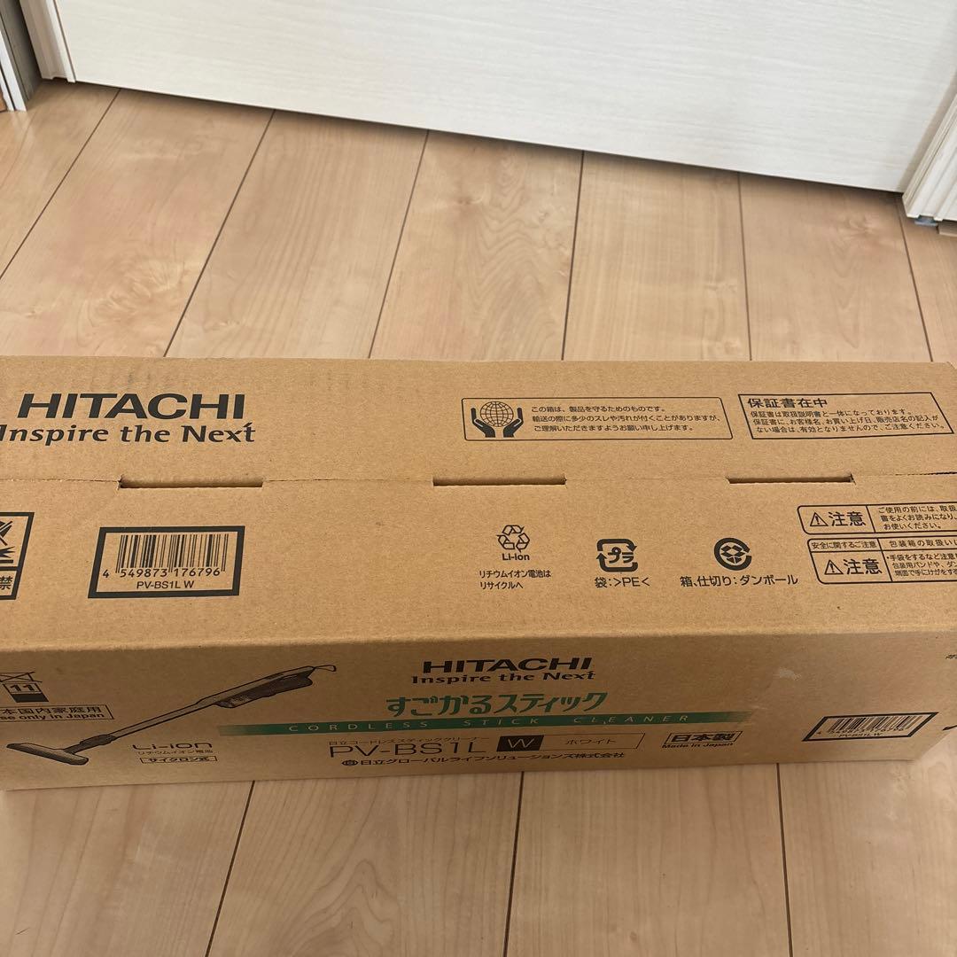 HITACHI すごかるスティック　コードレス　PV-BS1L W