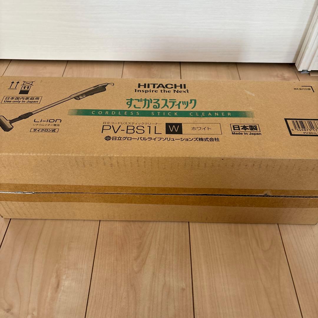 HITACHI すごかるスティック　コードレス　PV-BS1L W