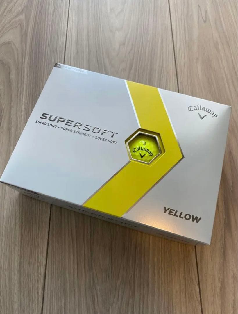 4ダース販売 callaway キャロウェイ スーパーソフト ゴルフボール 黄色