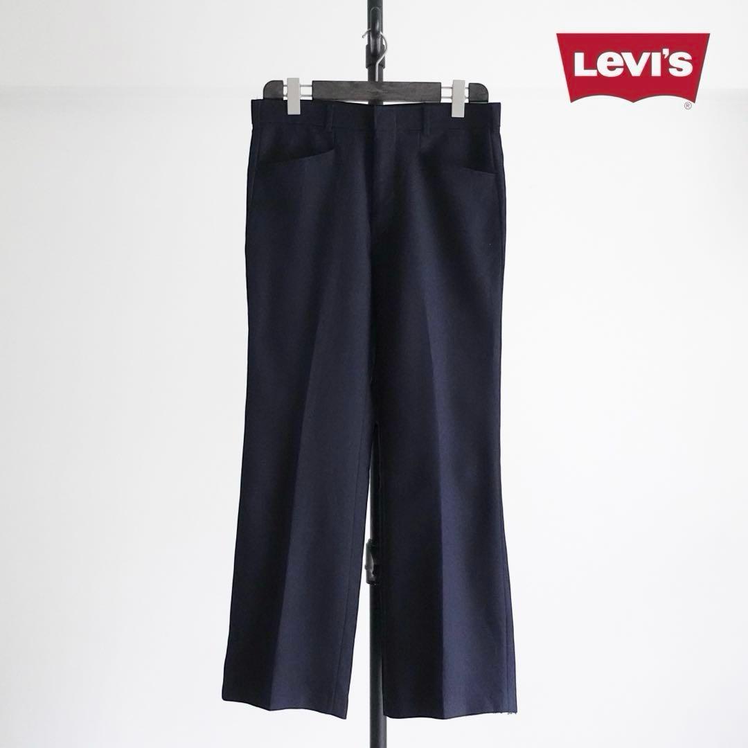 1980s Levi’s Navy ACTION SLACKS TalonZip