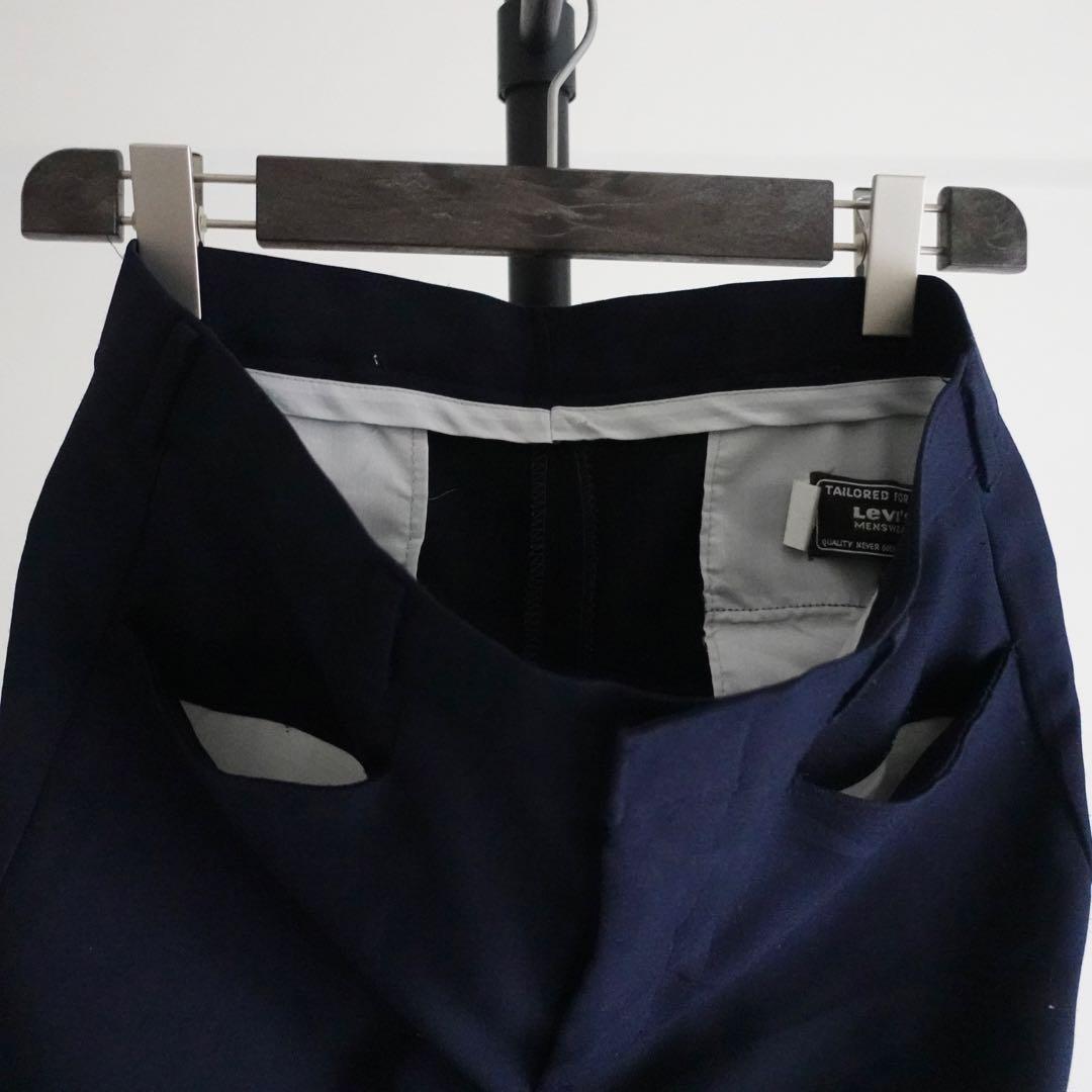 1980s Levi’s Navy ACTION SLACKS TalonZip