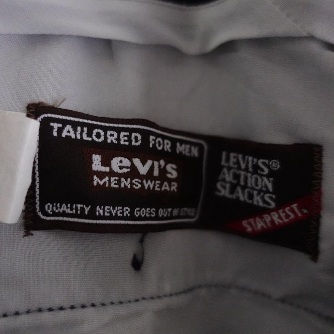 1980s Levi’s Navy ACTION SLACKS TalonZip