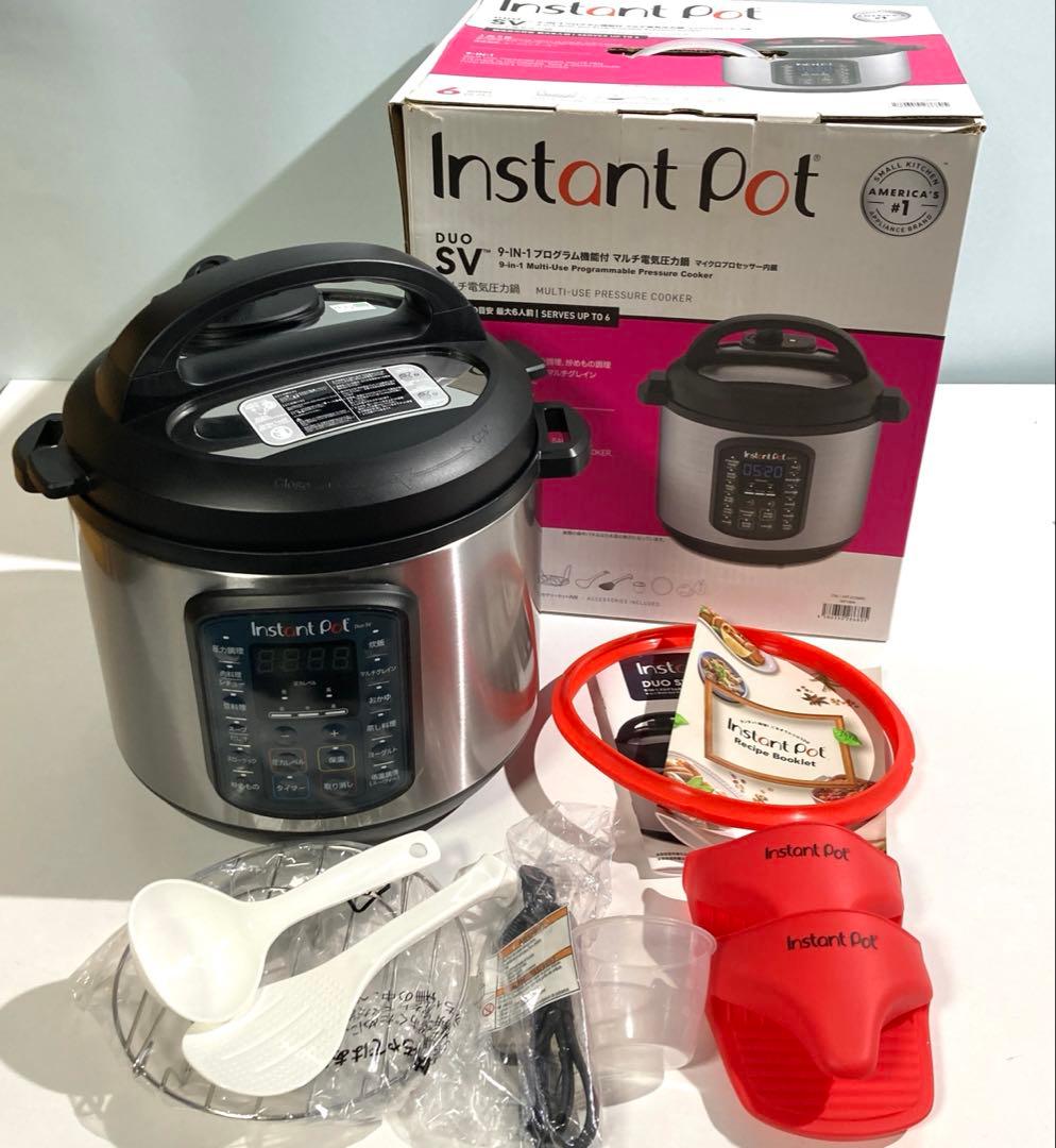 【未使用品】Instant Pot DUO SV 60 電気圧力鍋 6L