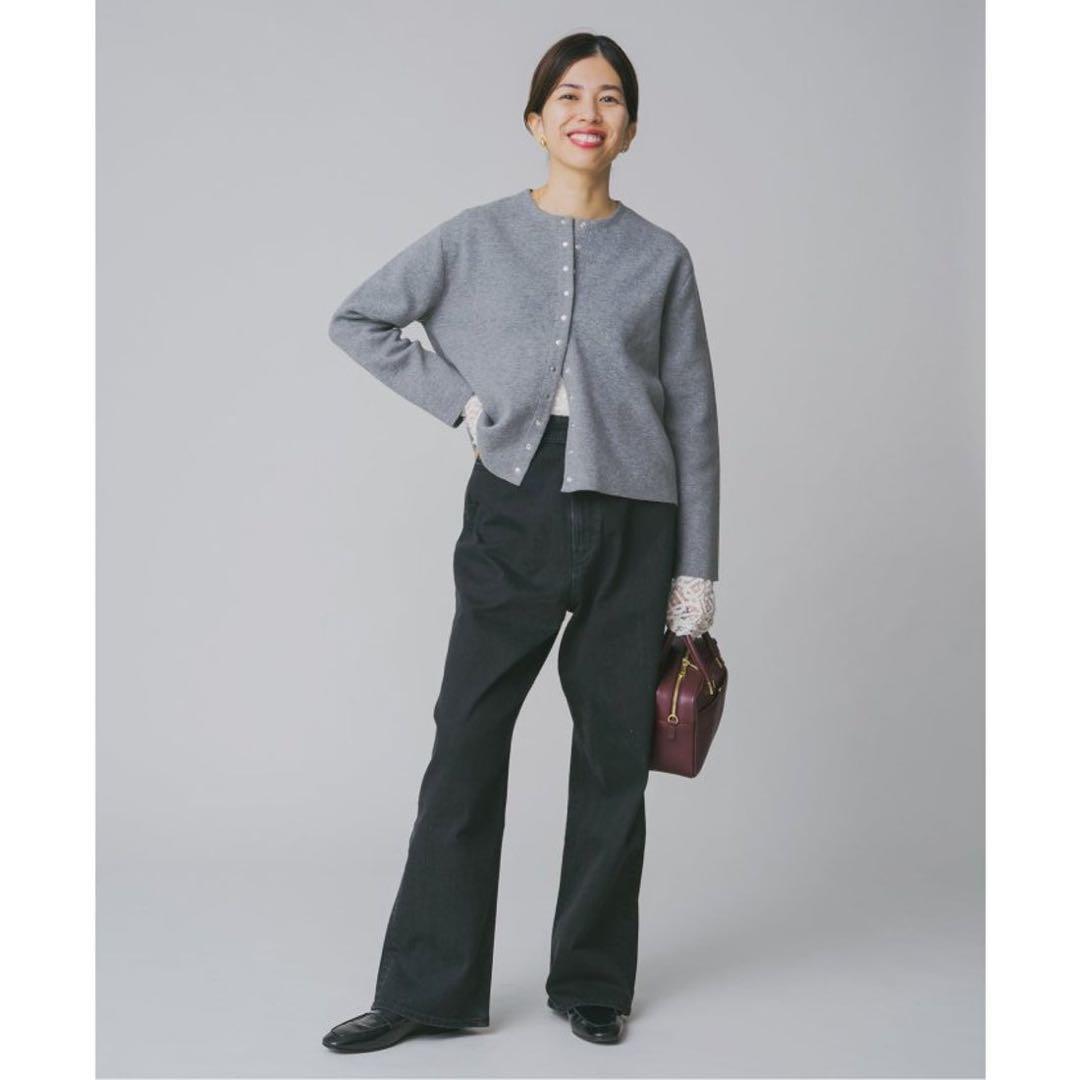 【新品未使用】IENAペイズリー ストレッチレースプルオーバー （ナチュラル）