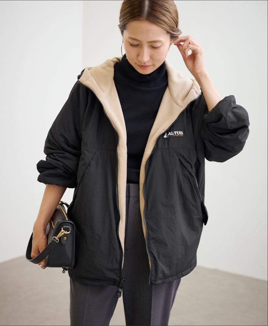 【新品未使用】ALTUS/アルタス 別注リバーシブルブルゾン　ベージュ