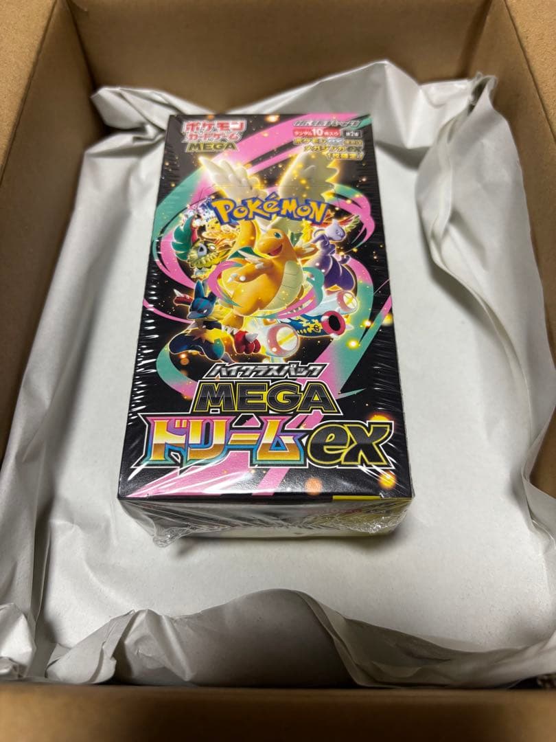 シュリンク付ポケモンカードMEGAハイクラスパックドリームex 1BOX
