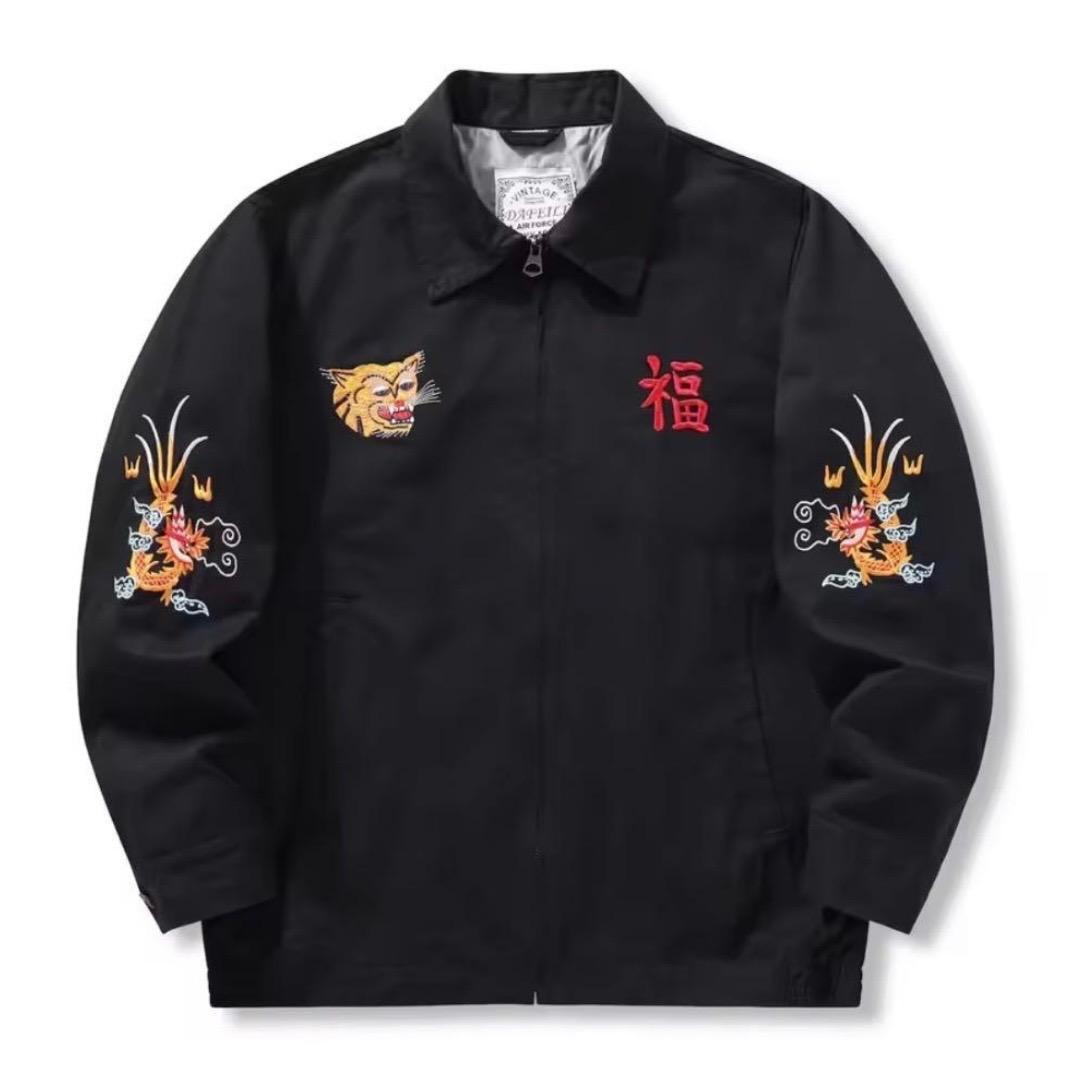 復刻ベトジャン スーベニアジャケット60's 70's 黒XL