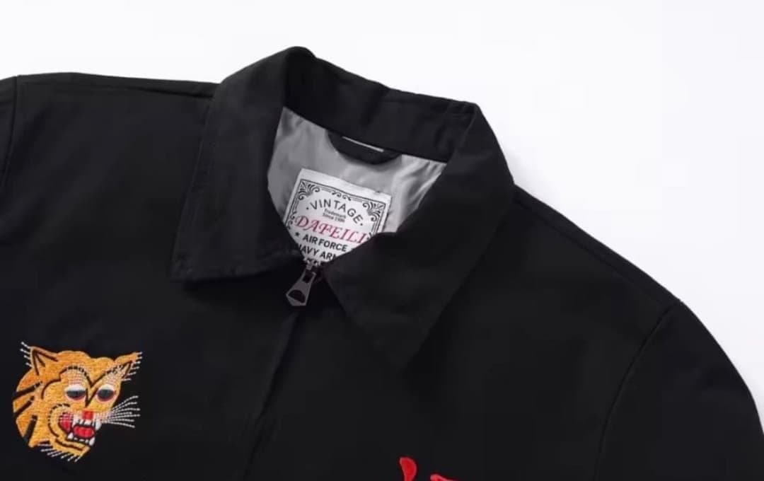 復刻ベトジャン スーベニアジャケット60's 70's 黒XL