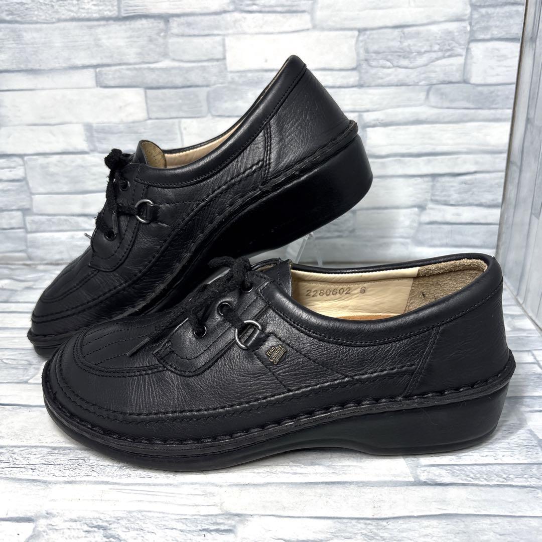 フィンコンフォート レースアップシューズ ブラック EU 37/23.5cm
