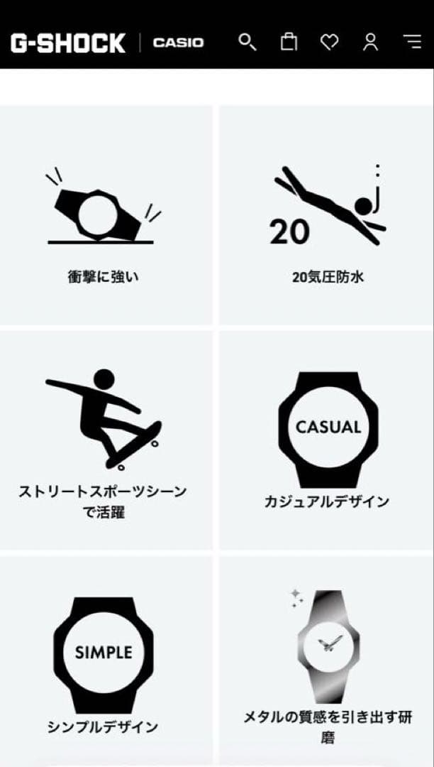 【説明書箱付き】CASIO G-SHOCK GM-5600B-1JF ブラック