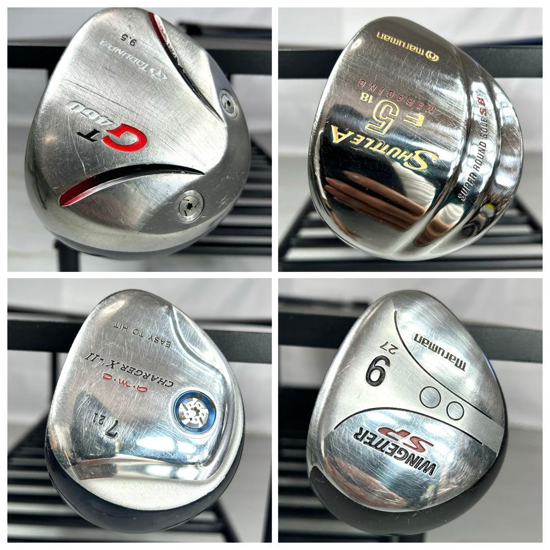 本格派 メンズゴルフクラブ 15本 フルセット フルセット トラサルディ バック