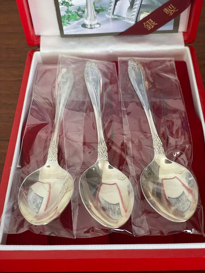 限定値下 新品未使用 銀スプーン シルバー silver925 カトラリー 3本