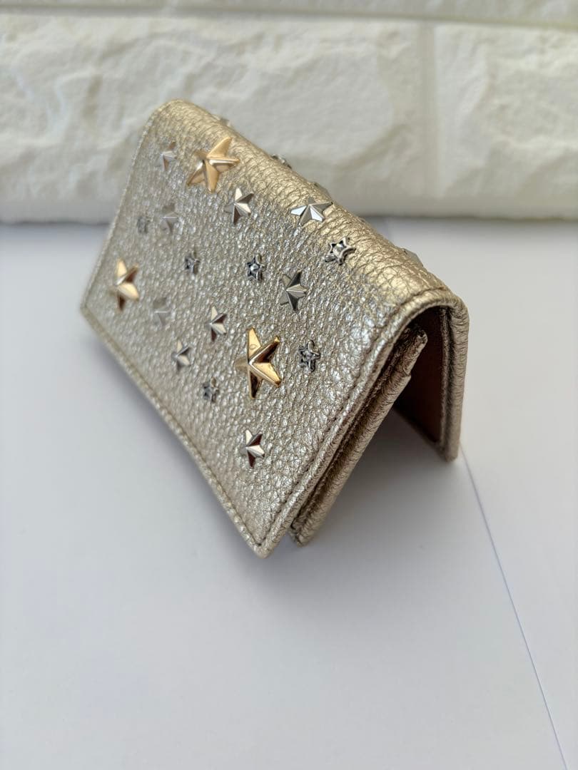 JIMMY CHOO ジミーチュウ　スタースタッズ 名刺入れ
