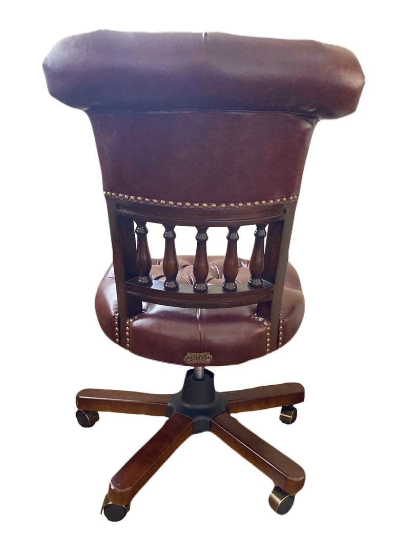 【8月末まで限定サマーSALE！】デスクチェア　チョコレートブラウンヴィンセント