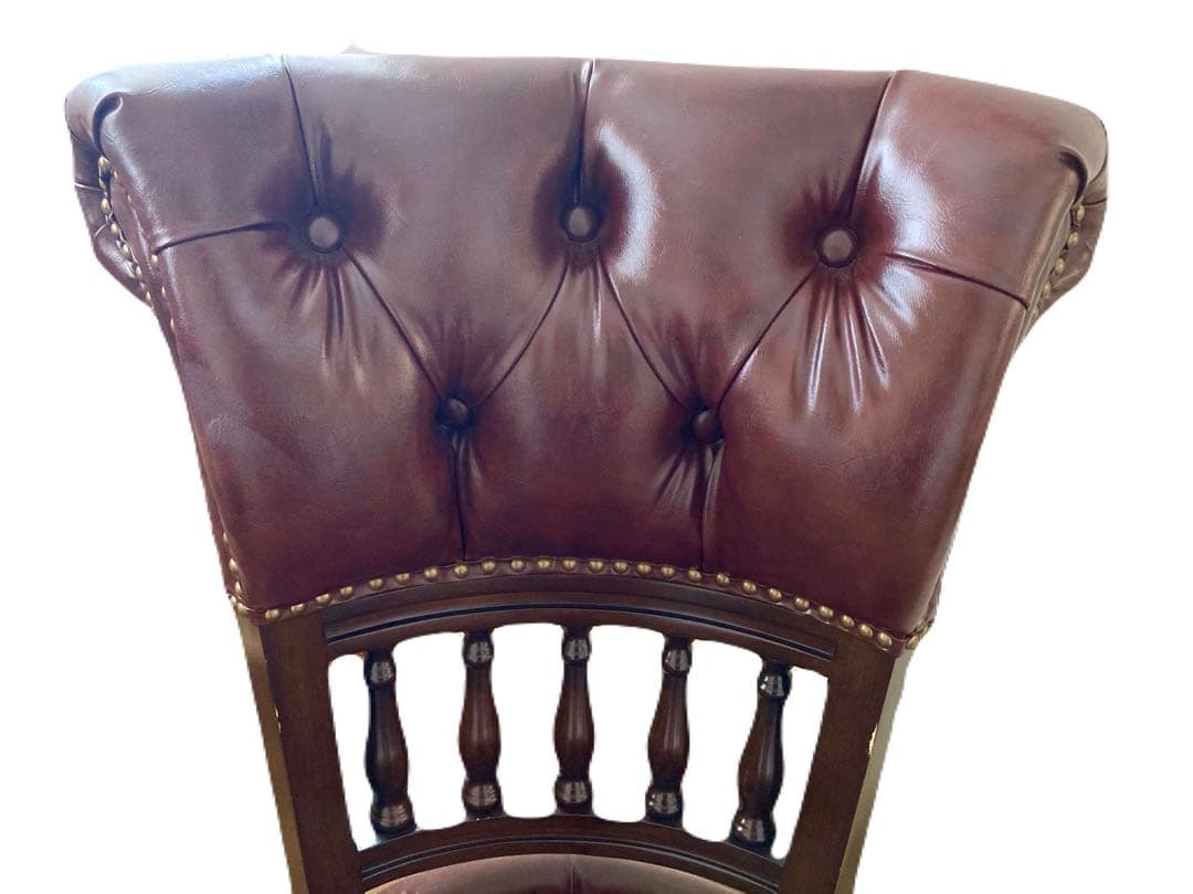 【8月末まで限定サマーSALE！】デスクチェア　チョコレートブラウンヴィンセント