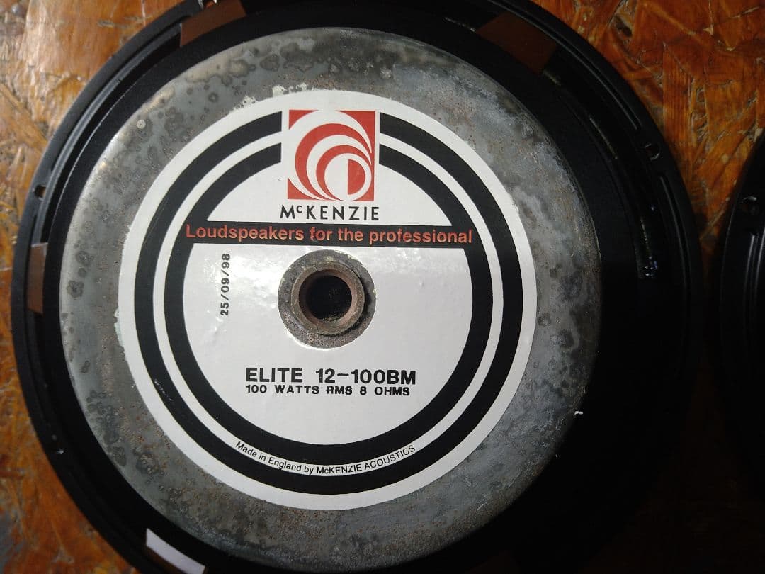 McKENZIE ELITE 12-100BM ウーファー 2個セット