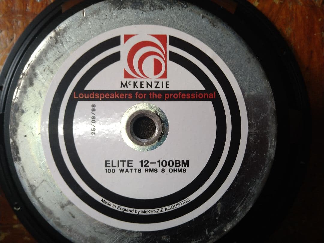 McKENZIE ELITE 12-100BM ウーファー 2個セット