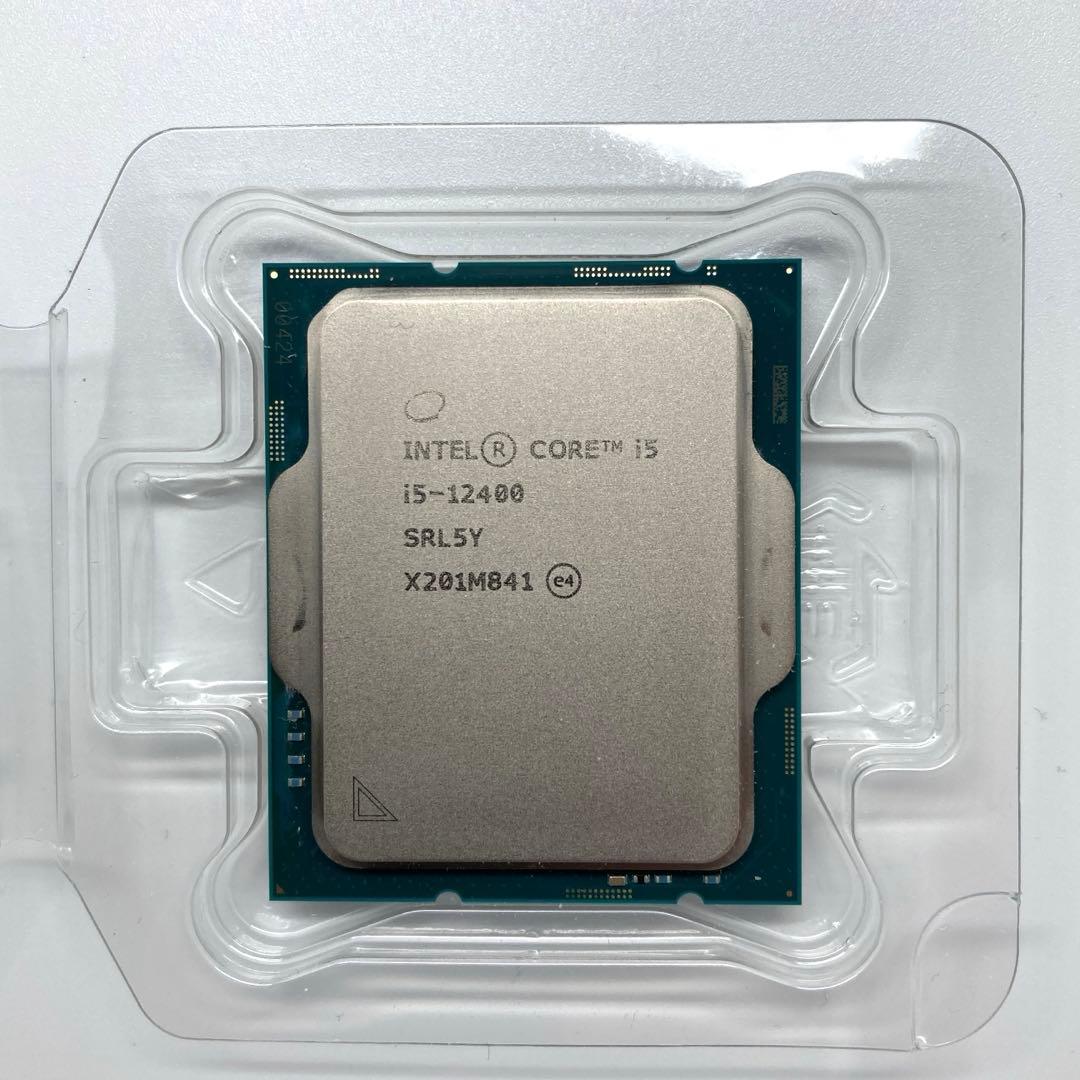 【動作確認済み】CPU intel core i5-12400