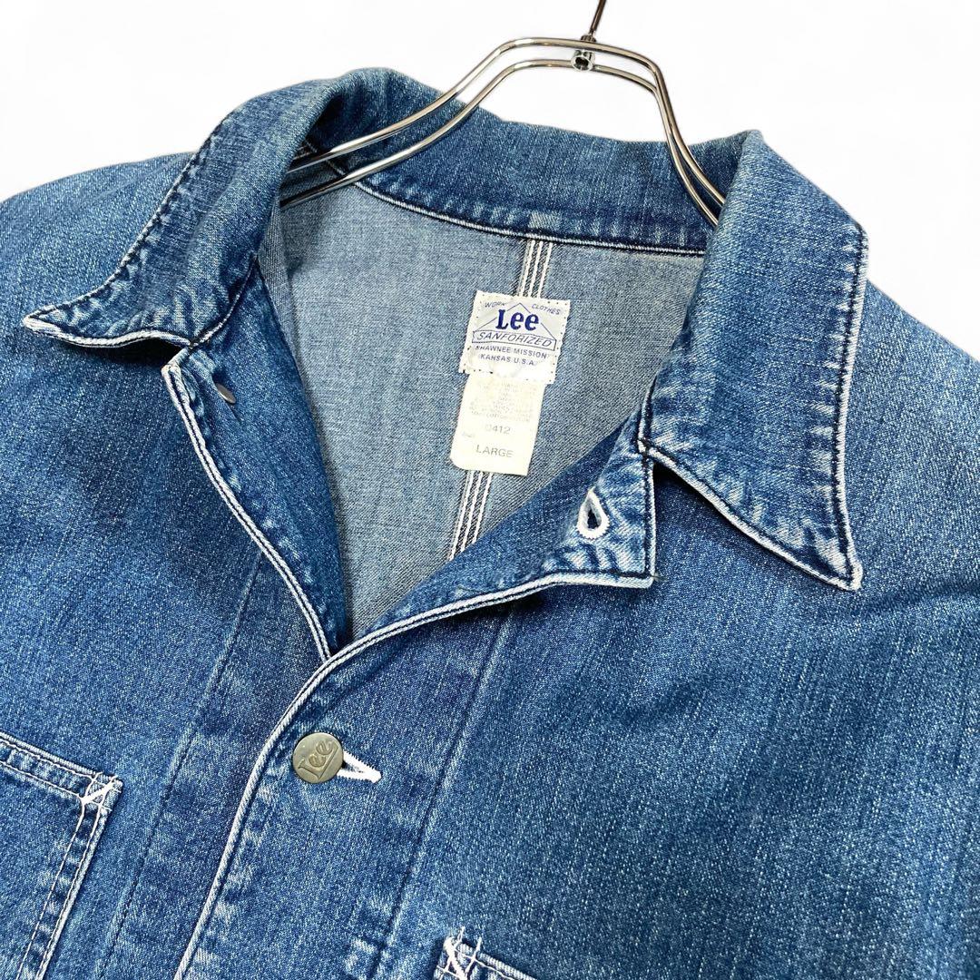 Lee 91-J ハウスタグ 加工 デニムカバーオール 復刻 L