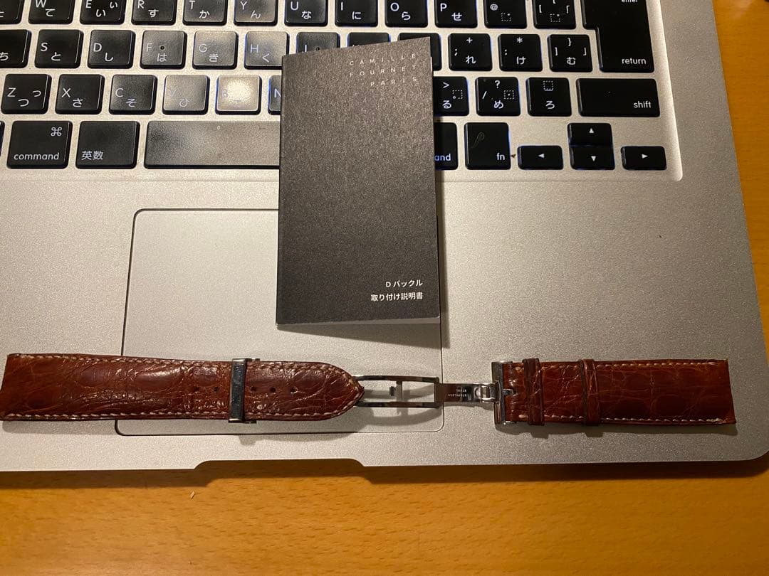 ほぼ新品カミーユフォルネ時計ストラップ+Dバックル