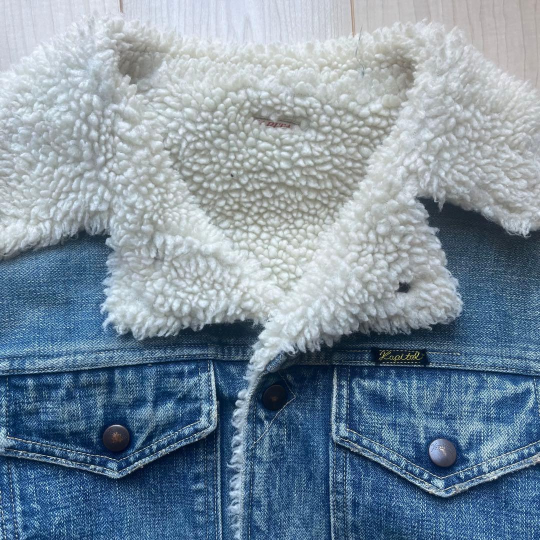 kapital ボア　フリース　プルオーバー　キャピタル　デニム　Gジャン　M