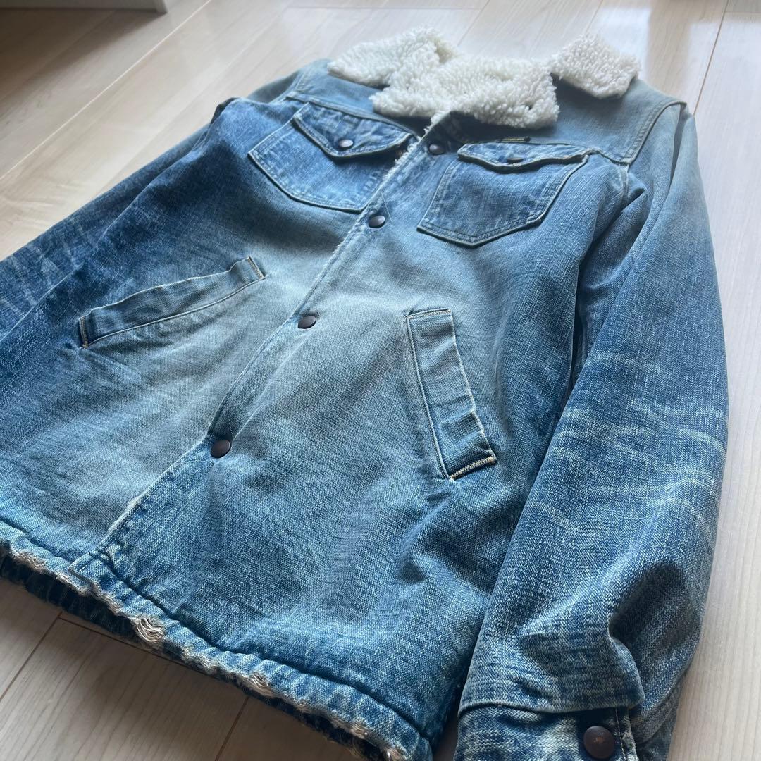 kapital ボア　フリース　プルオーバー　キャピタル　デニム　Gジャン　M