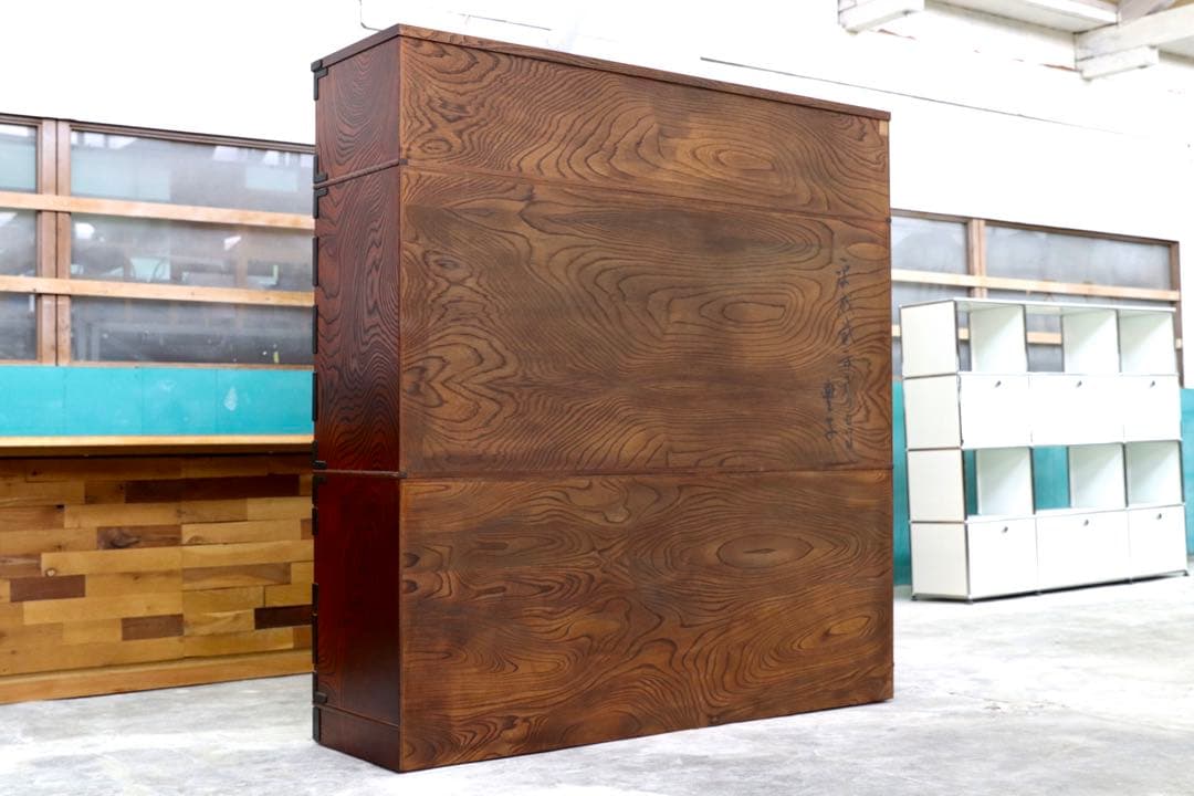 GMHN328○岩谷堂箪笥 和茶箪笥 整理箪笥 最高級 伝統工芸 箪笥 欅材 和