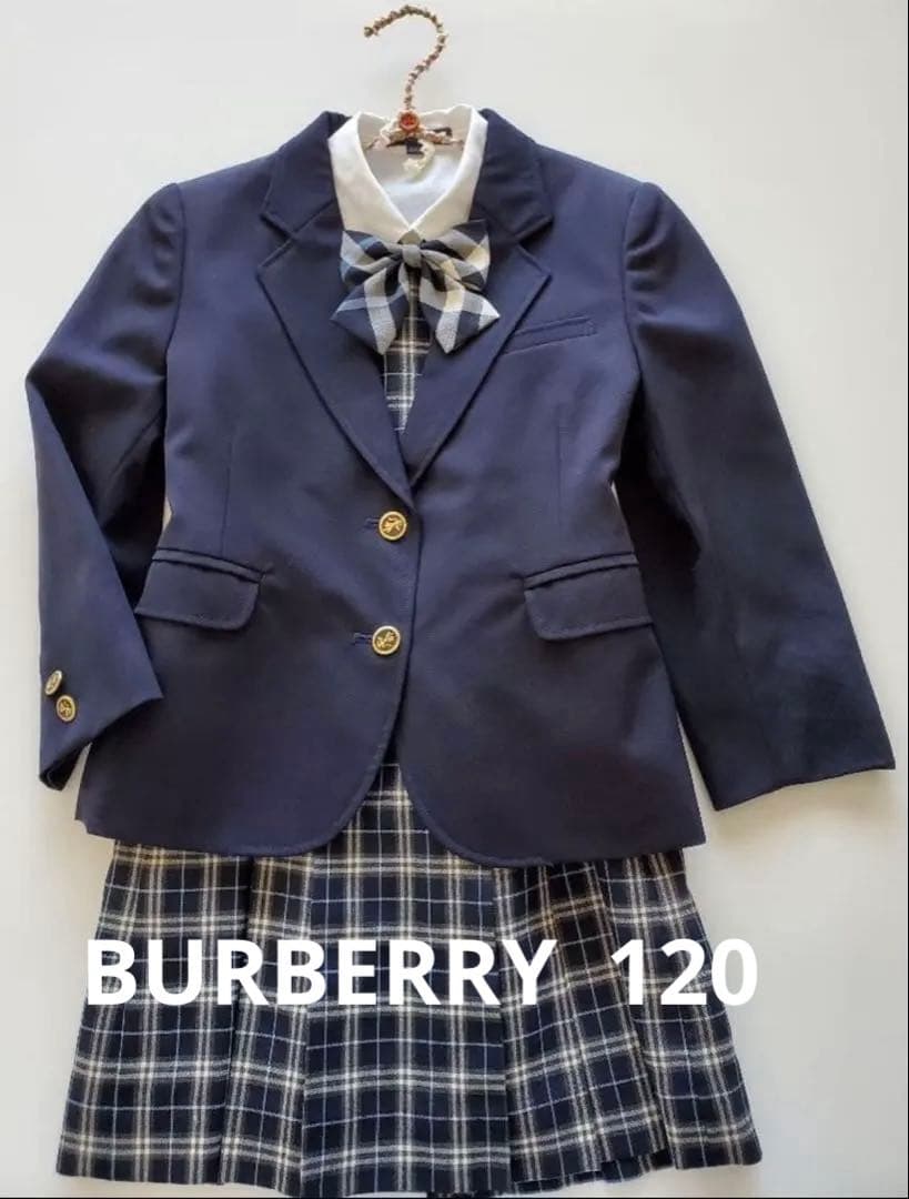 バーバリー 120 フォーマルスーツ ワンピース3点セット